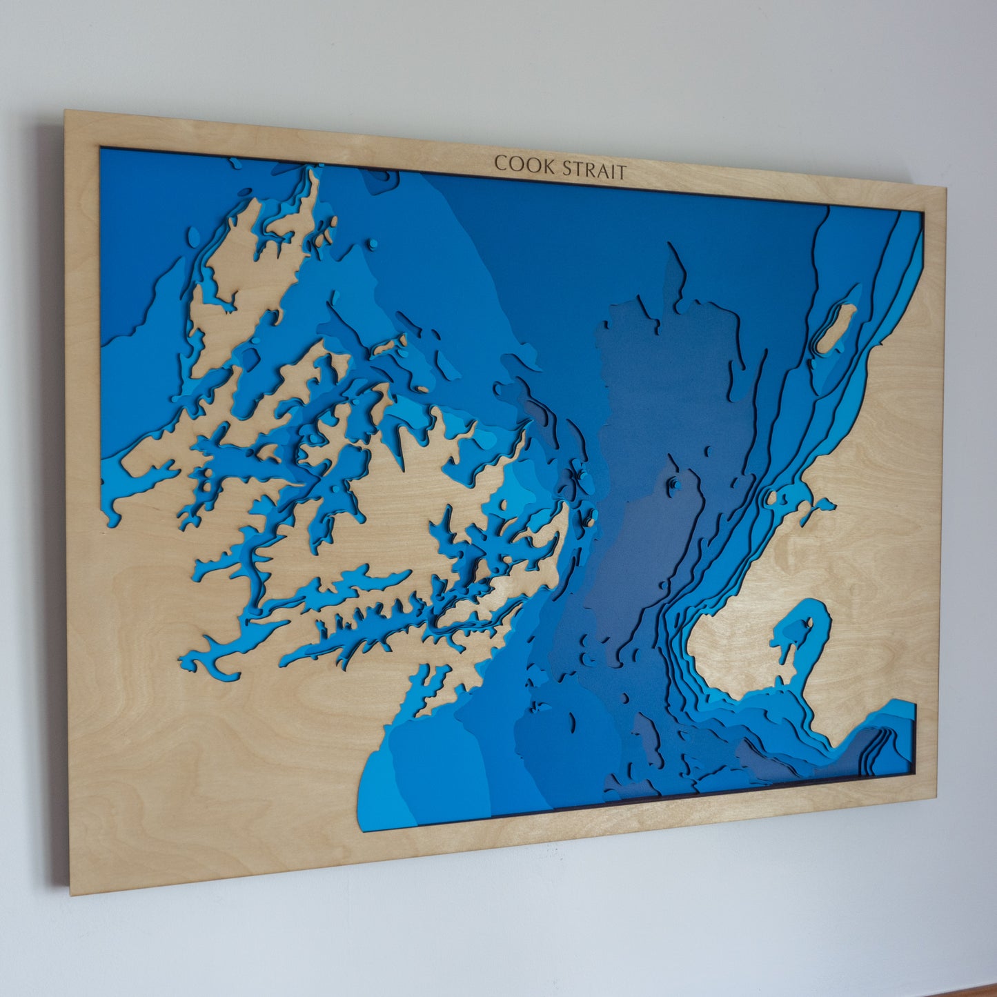 Cook Strait, New Zealand - Large - Tide's Out Maps