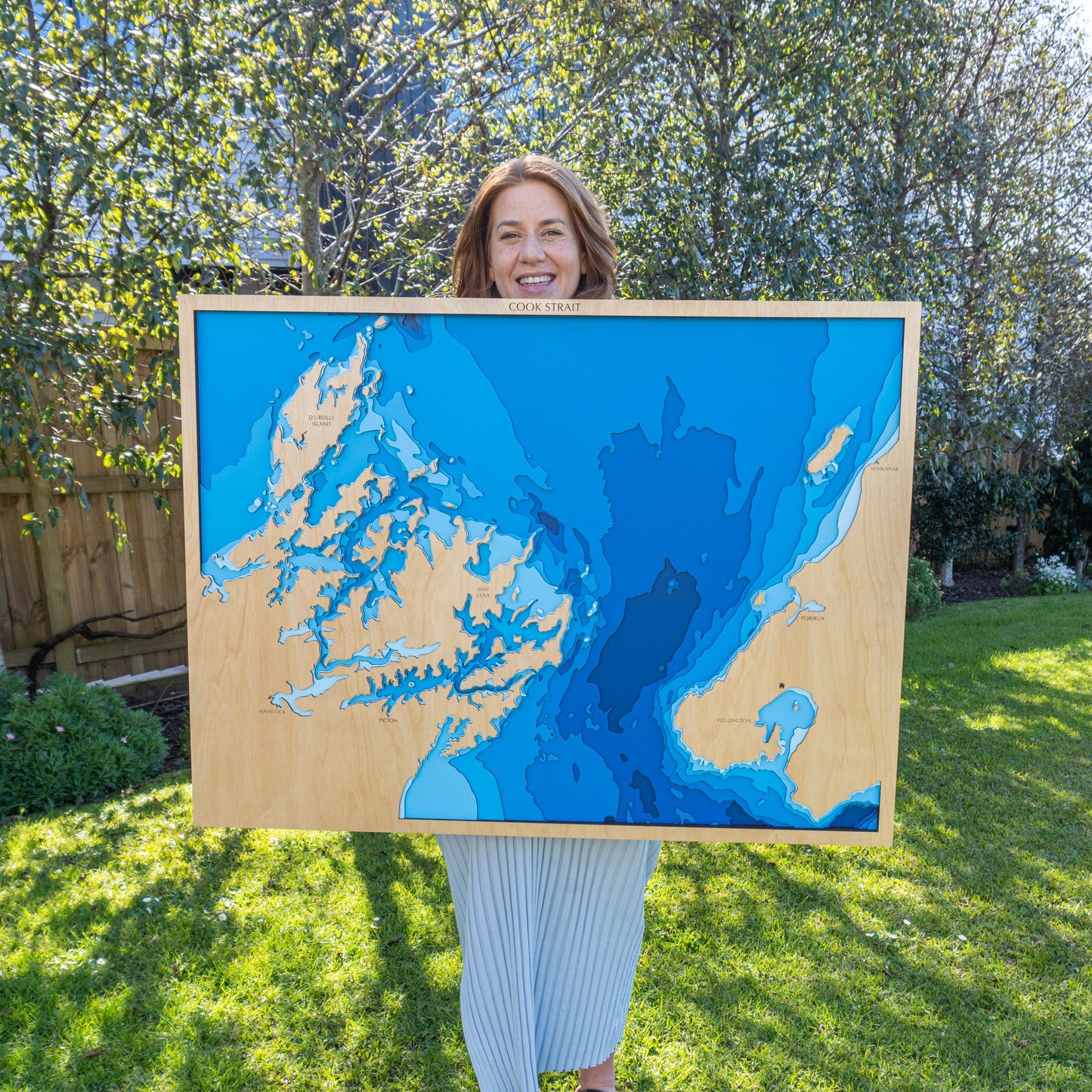 Cook Strait, New Zealand - XL - Tide's Out Maps