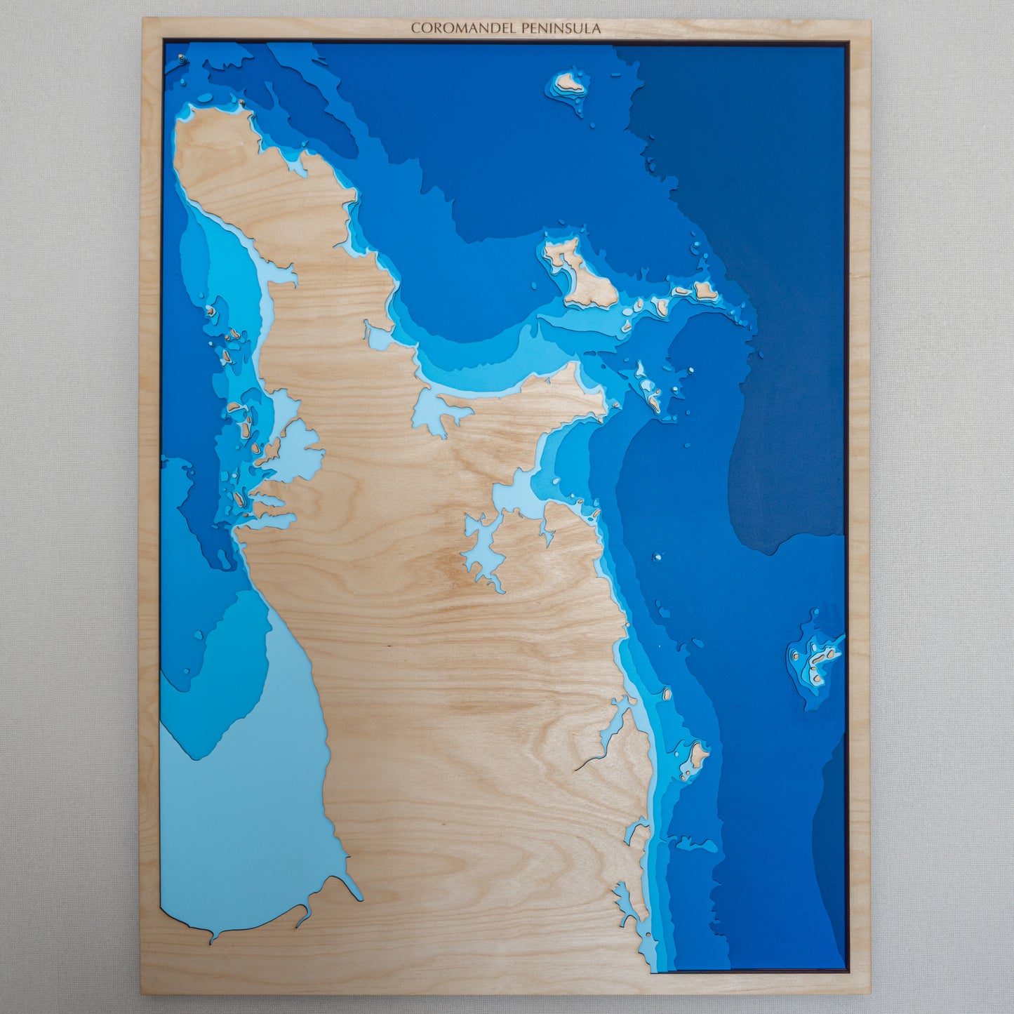 Coromandel Peninsula, Waikato, New Zealand - XL - Tide's Out Maps