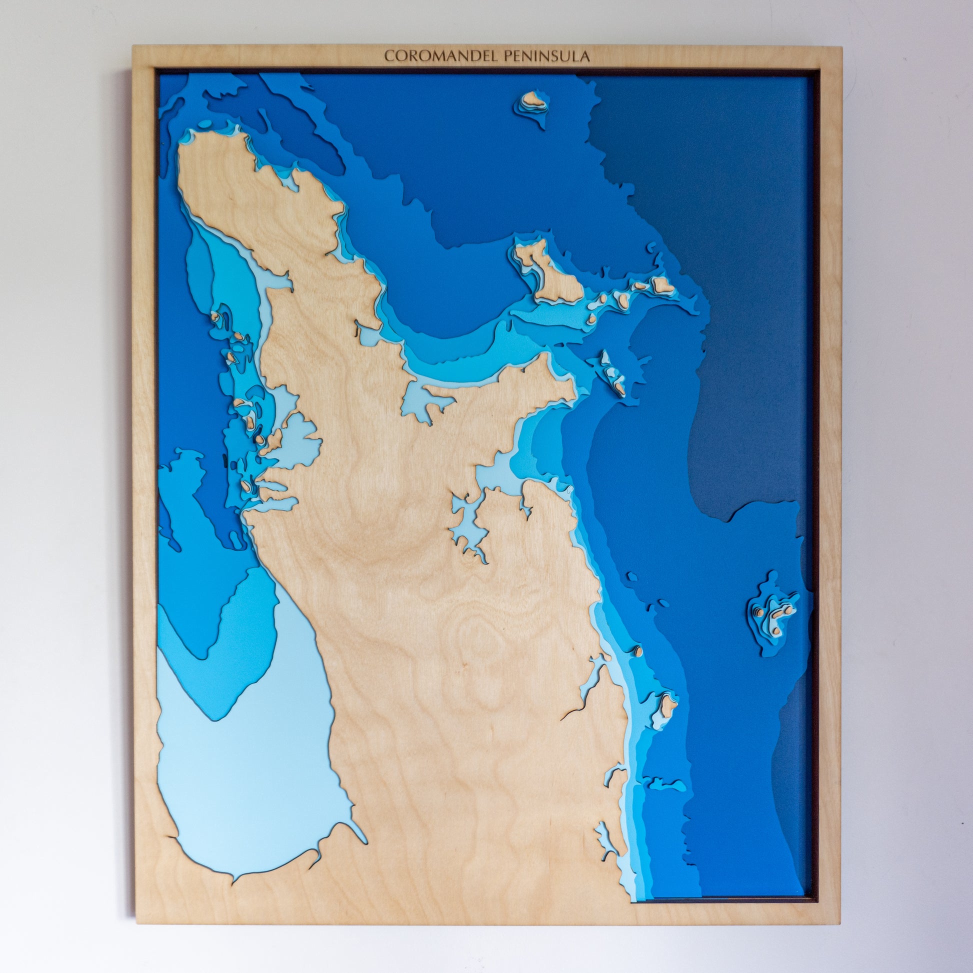 Coromandel Peninsula, Waikato, New Zealand - Large - Tide's Out Maps