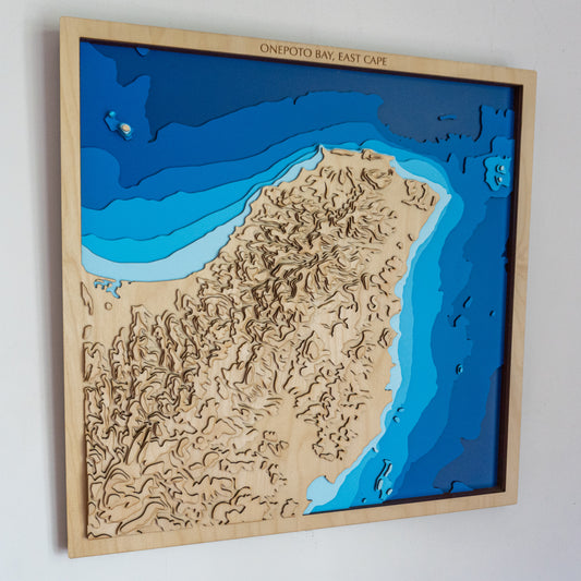 East Cape, Gisborne Region, New Zealand – Medium - Tide's Out Maps