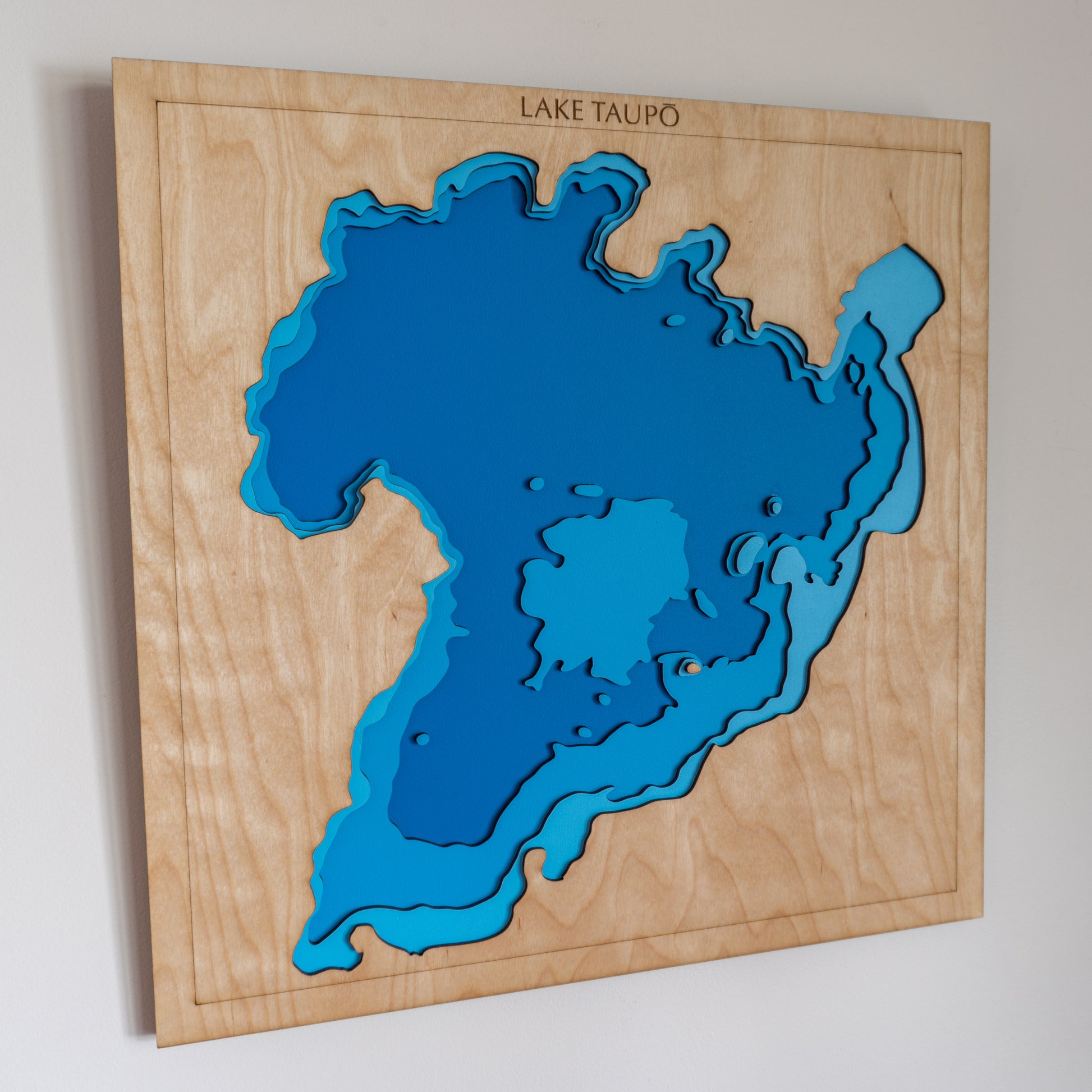 Lake Taupō (Small) - Tide's Out Maps