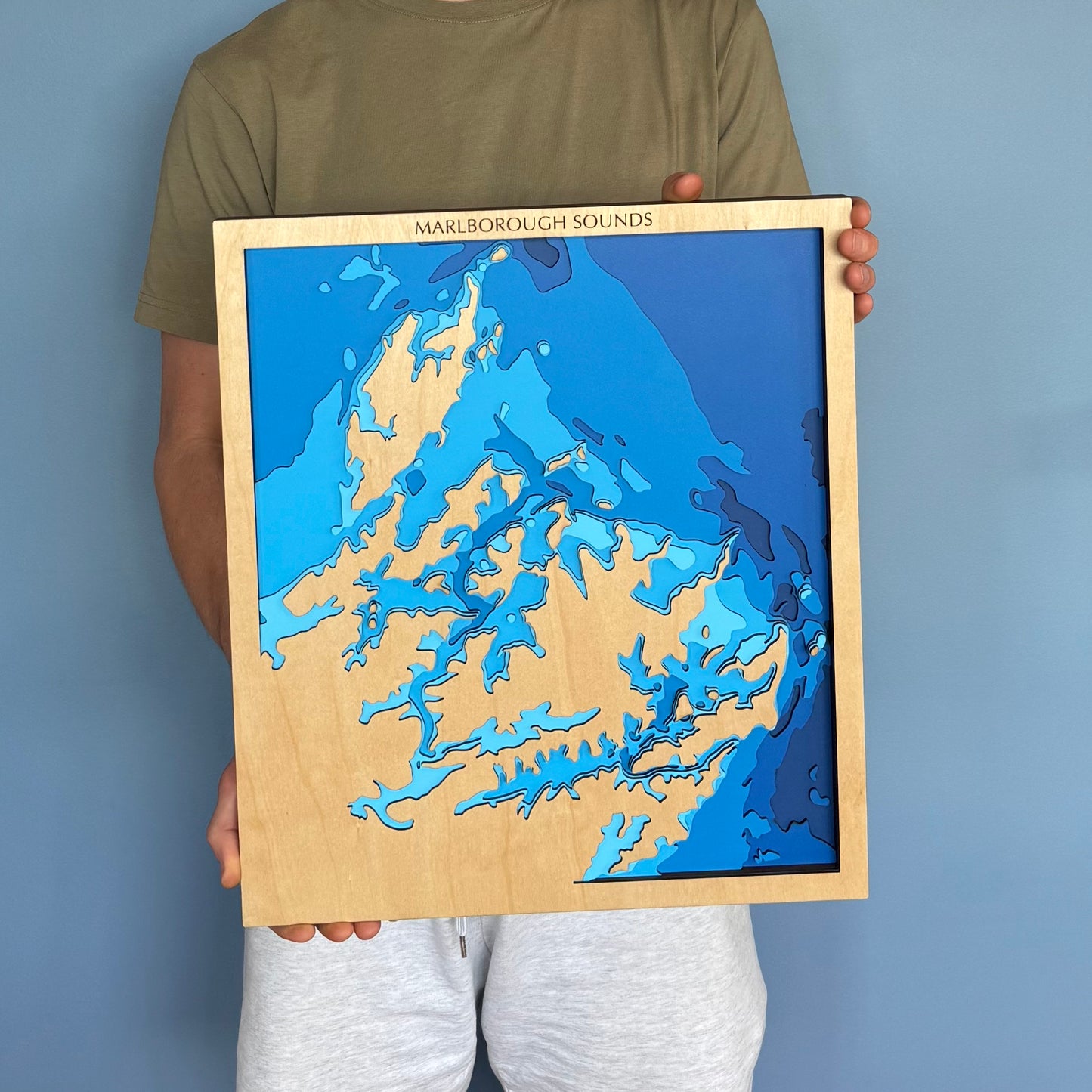 Marlborough Sounds, Marlborough, New Zealand - Small - Tide's Out Maps