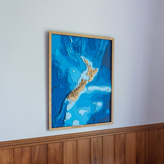 New Zealand - Large - Tide's Out Maps