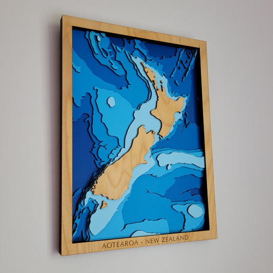 New Zealand - Small - Tide's Out Maps