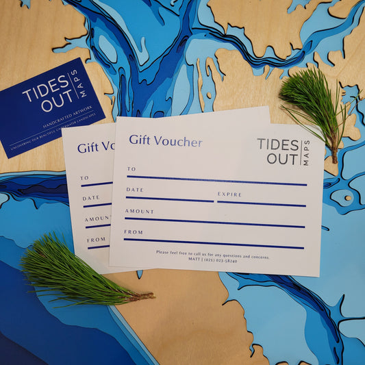 Gift Cards & Vouchers - Tide's Out Maps