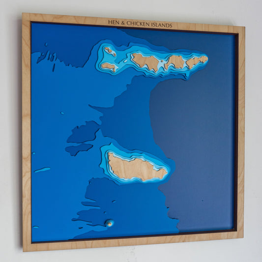 Hen and Chicken Islands | Medium - Tide's Out Maps