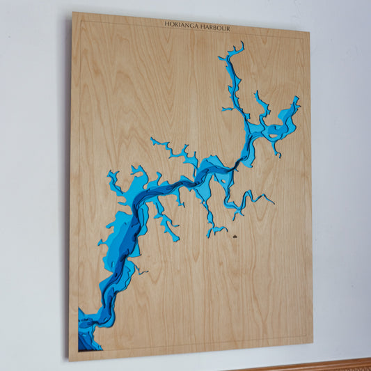 Hokianga Harbour, Northland, New Zealand - Large - Tide's Out Maps