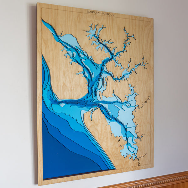 Kaipara Harbour, Northland, New Zealand - Large - 3D