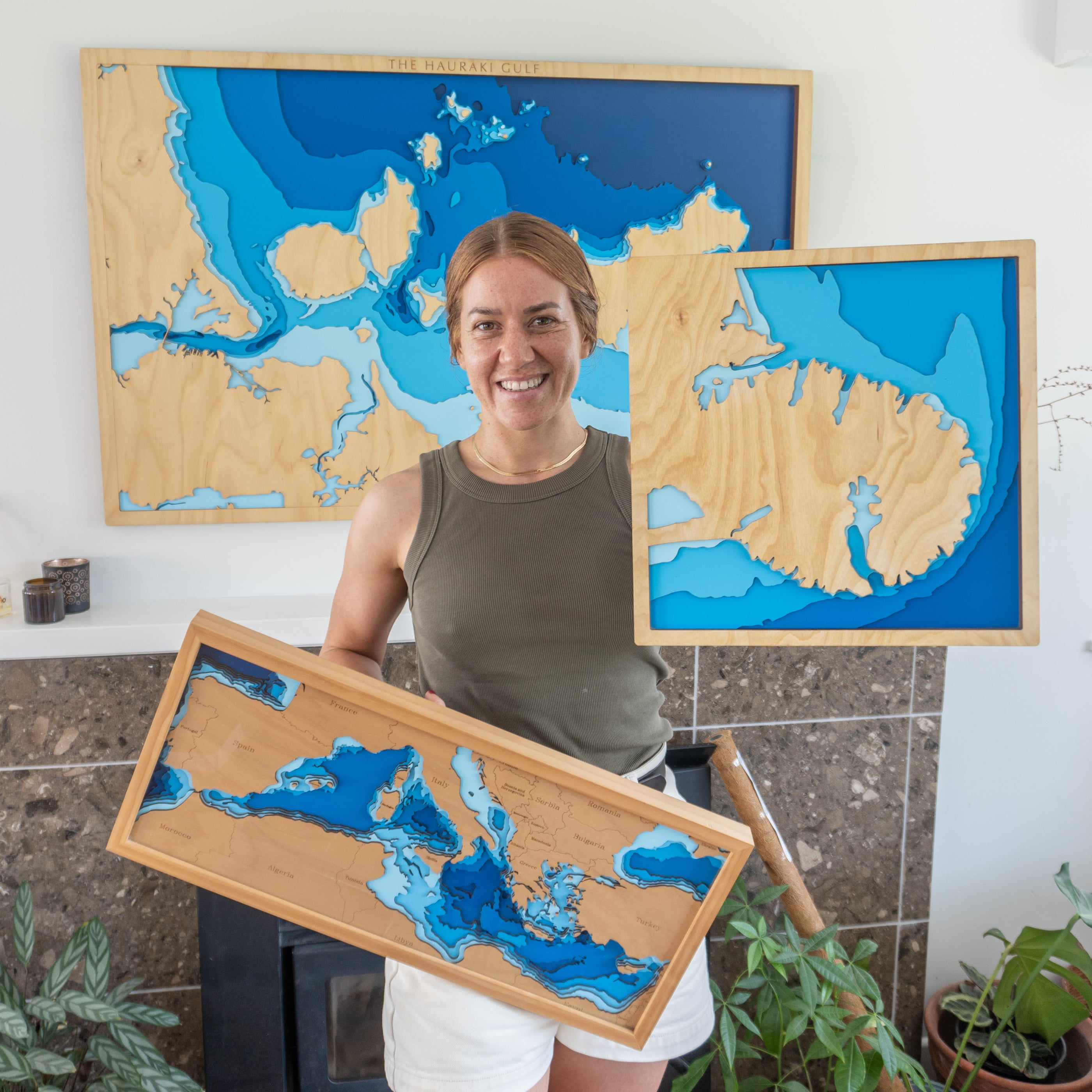 Market Special - Europe - Mediterranean Sea - Framed - Tide's Out Maps
