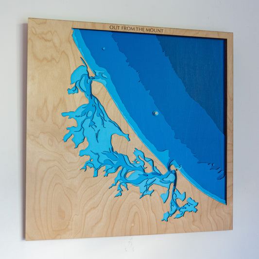 Matakana Harbour, Bay of Plenty, New Zealand – Medium - Tide's Out Maps