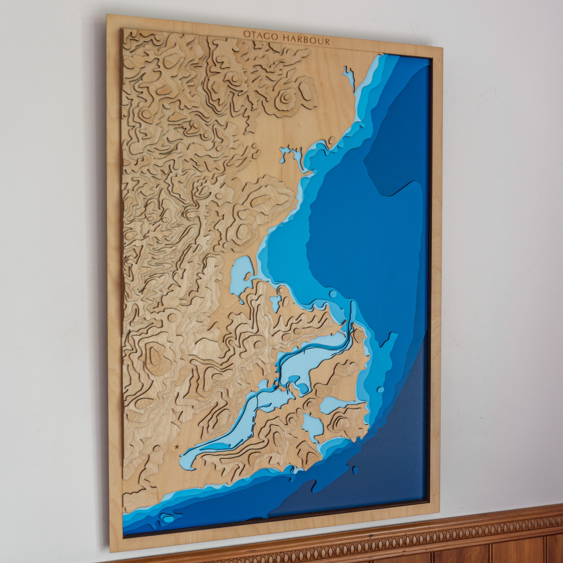 Otago Harbour, New Zealand - Large - Tide's Out Maps