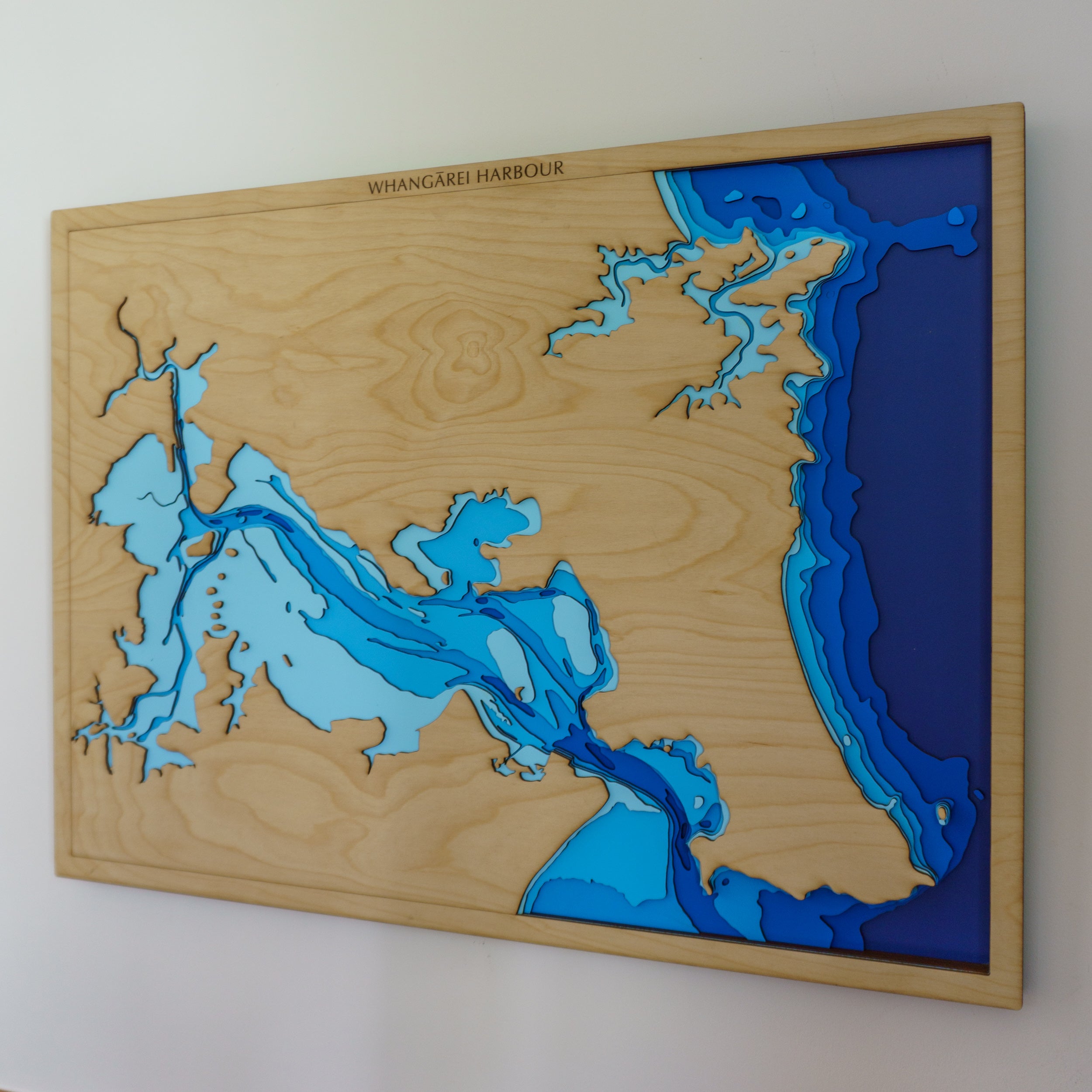 Tides Out Maps - Whangarei Harbour, Northland, New Zealand - Large ...