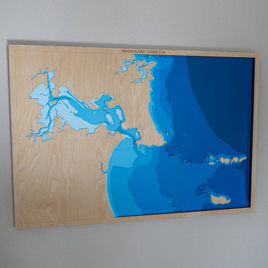 Whangarei Harbour – Bream Bay, Northland, New Zealand – XL - Tide's Out Maps