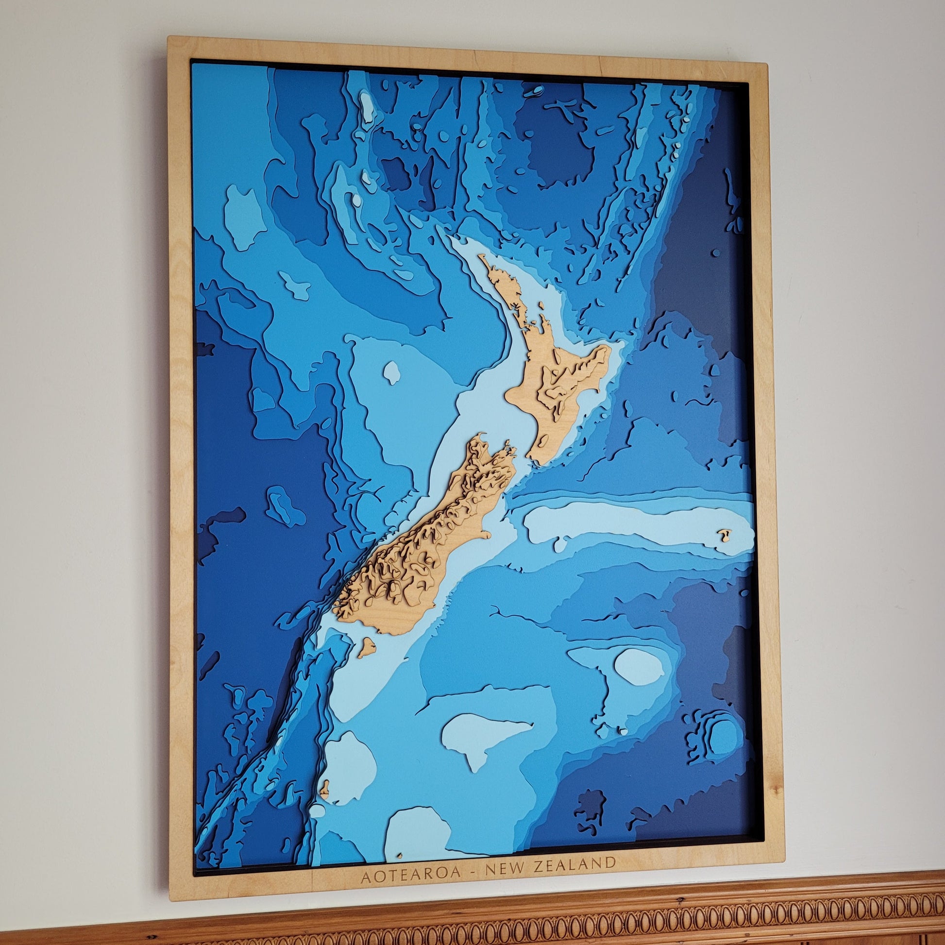 Aotearoa - New Zealand (Large) - Tide's Out Maps