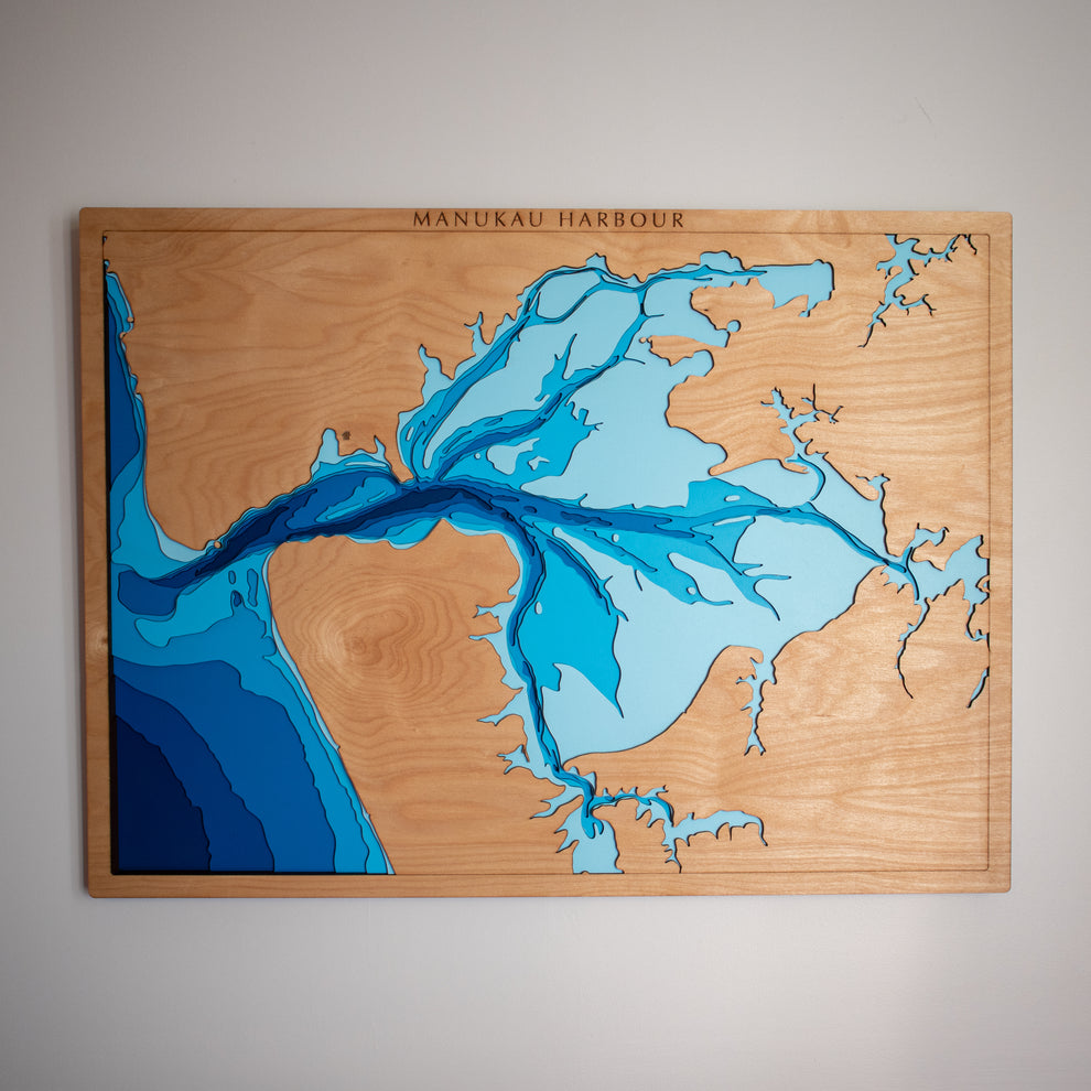 Manukau Harbour Large Tide's Out Maps