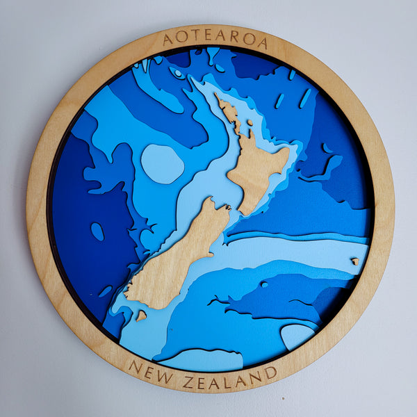 New Zealand - Circle - 3D