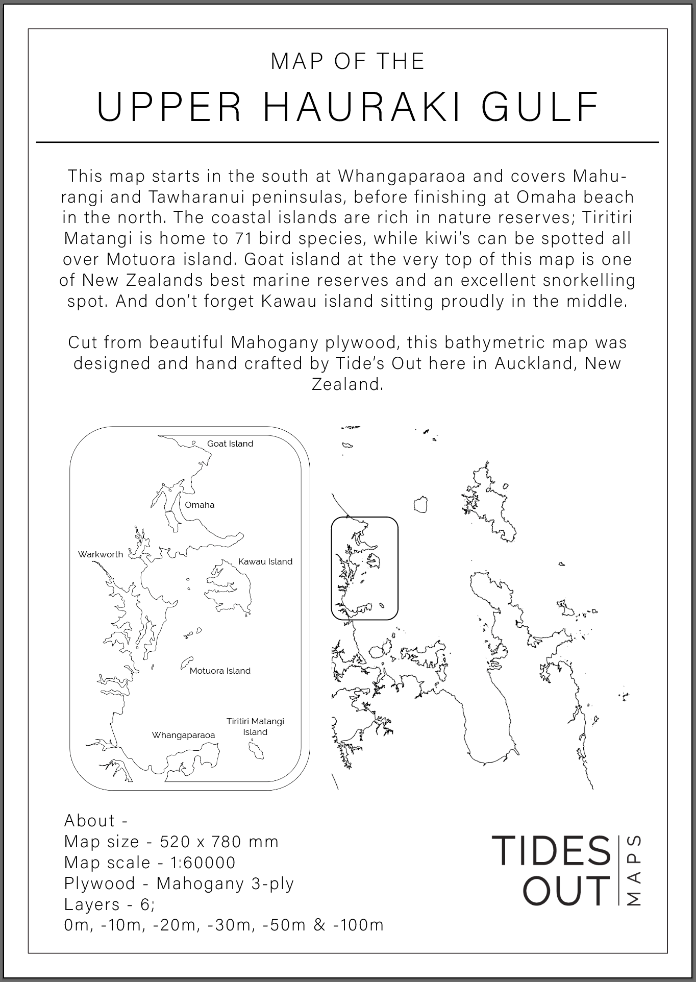 Upper Hauraki Gulf - Tide's Out Maps